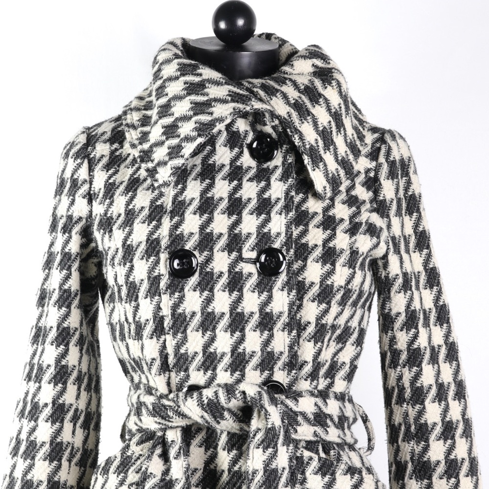 Honee Tweed Peacoat Button Down Pockets